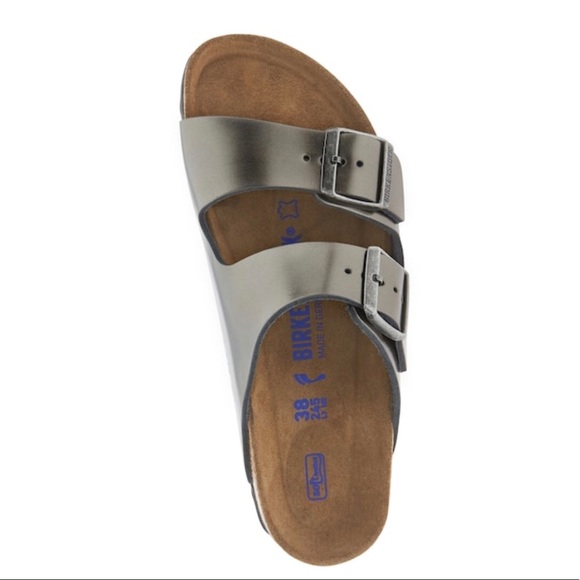 Birkenstock Shoes - BIRKENSTOCKS in metallic anthracite